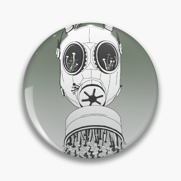 Item preview, Enoki Mushroom Gas Mask designed and sold by Julie Barry.