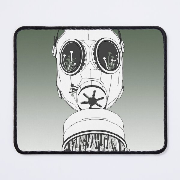 Item preview, Enoki Mushroom Gas Mask designed and sold by Julie Barry.