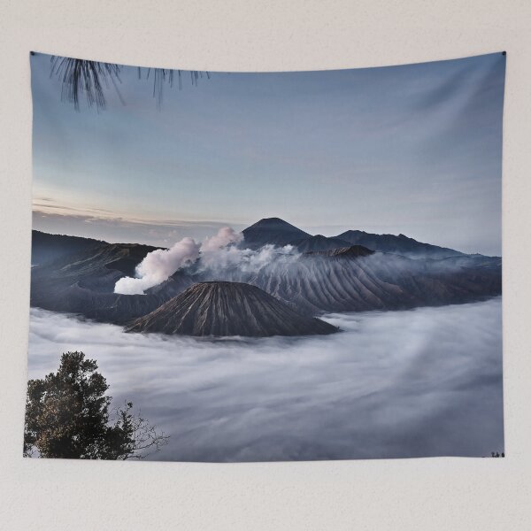 Item preview, Mount Bromo under a veil of morning mist designed and sold by franck380.