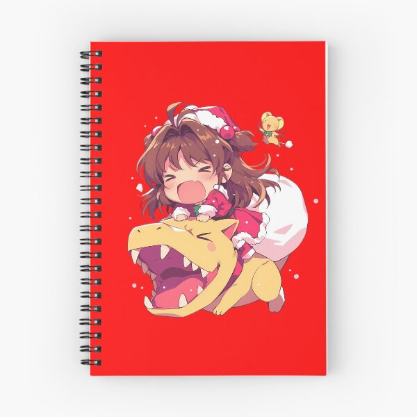 Item preview, Chan Cardcaptor Kero Chan Cerberus Funny Christmas Santa Ride With Yellow Dinosaur Anime designed and sold by TorbenKuhano.