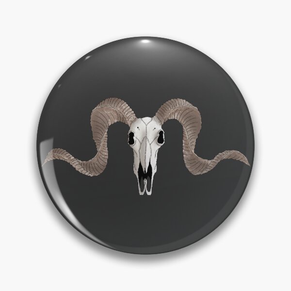 Item preview, Ram skull designed and sold by Julie Barry.
