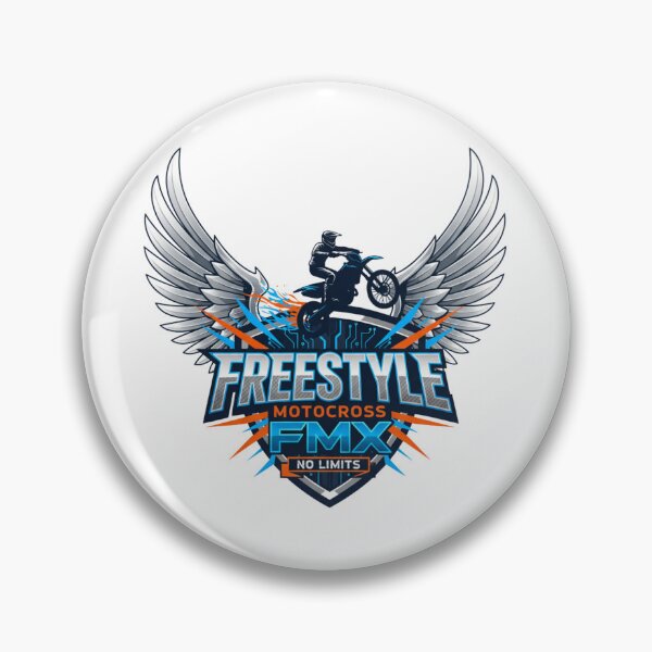 Item preview, ​Freestyle Motocross FMX Angel Wings Moto Rider Extreme No Limits designed and sold by DibuHumor.