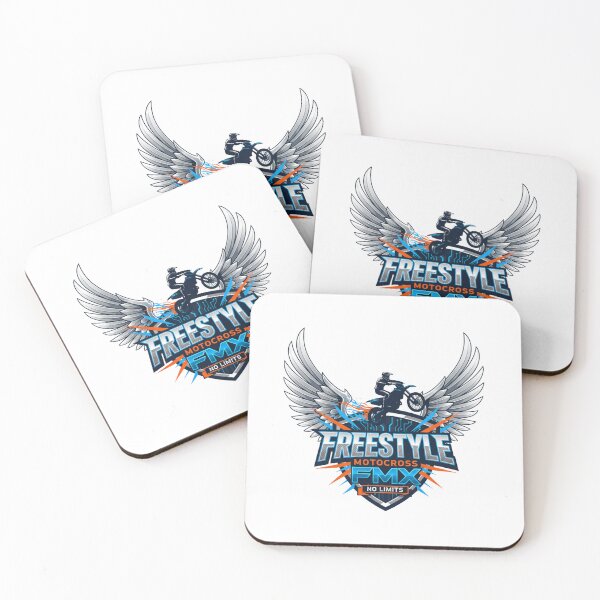 Item preview, ​Freestyle Motocross FMX Angel Wings Moto Rider Extreme No Limits designed and sold by DibuHumor.