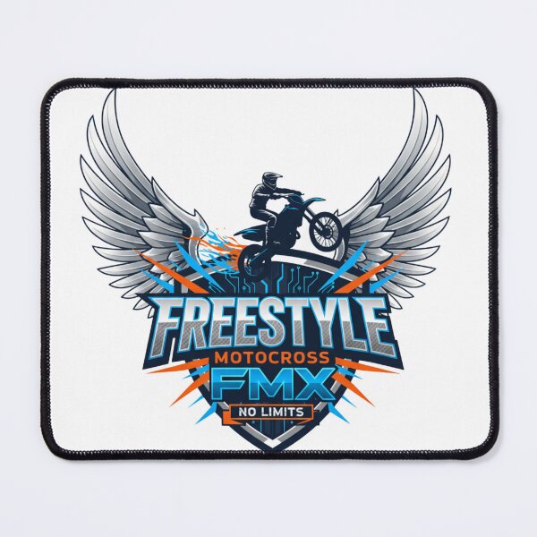 Item preview, ​Freestyle Motocross FMX Angel Wings Moto Rider Extreme No Limits designed and sold by DibuHumor.
