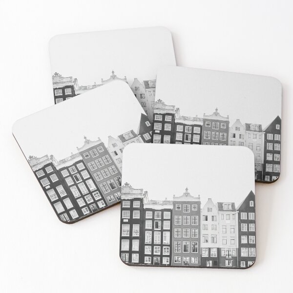 Artikelvorschau, Amsterdam Schwarz und Weiß entworfen und verkauft von Patrickfrenchos.