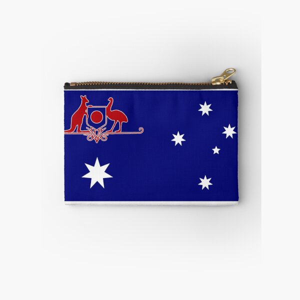 Item preview, Australia Flag design with coat of arms designed and sold by Kangaroo Sun.