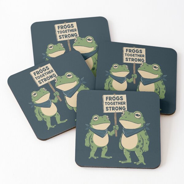 Item preview, Frogs Together Strong - Portland Resist Frog Solidarity designed and sold by SKADIVIUM.