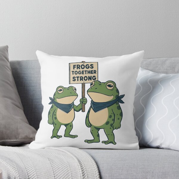 Item preview, Frogs Together Strong - Portland Resist Frog Solidarity designed and sold by SKADIVIUM.