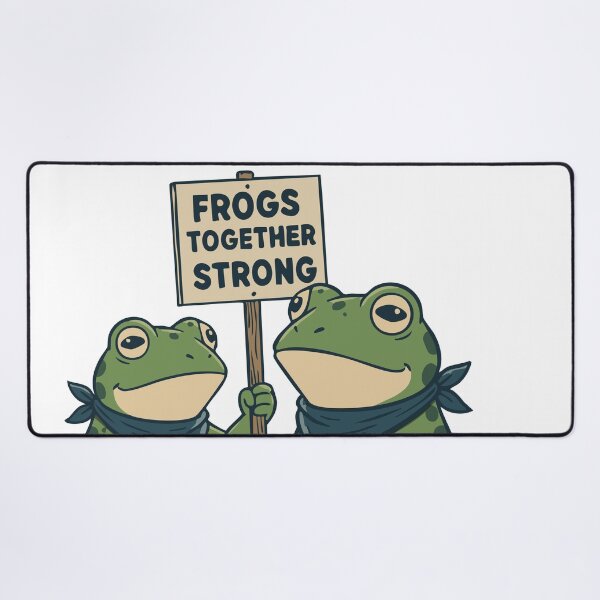 Item preview, Frogs Together Strong - Portland Resist Frog Solidarity designed and sold by SKADIVIUM.