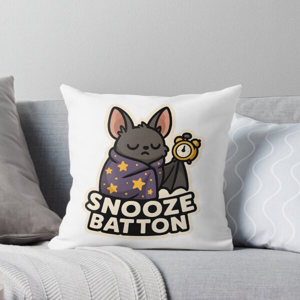 Item preview, Snooze Batton — Cozy Bat with Alarm Clock designed and sold by Cheerioza.