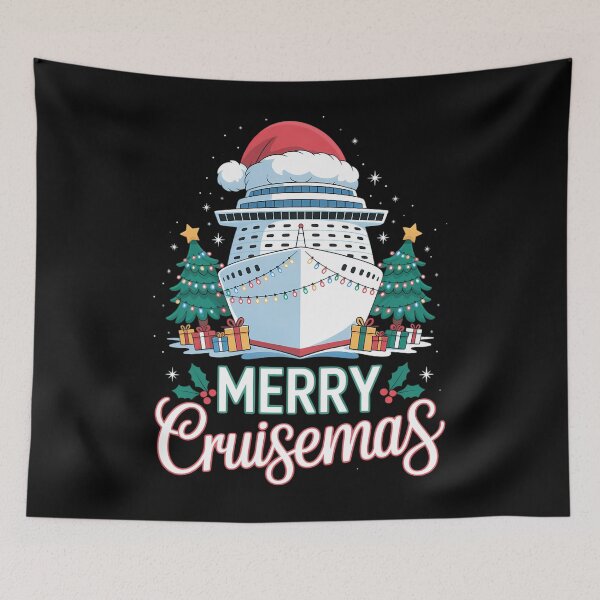 Item preview, Merry Cruisemas Funny Vacation Cruise Ship Christmas Holiday designed and sold by ValerieRodrigue.