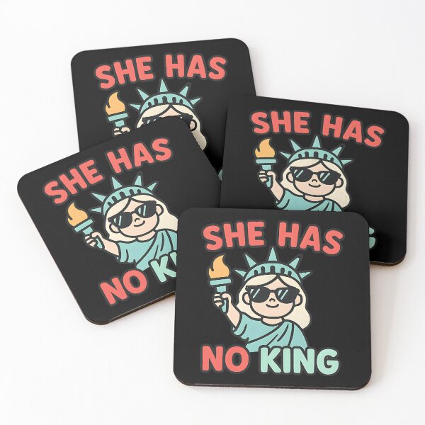 Item preview, She Has No King Feminist Liberty Woman Power Equality Freedom Design designed and sold by ArtDesignTp.