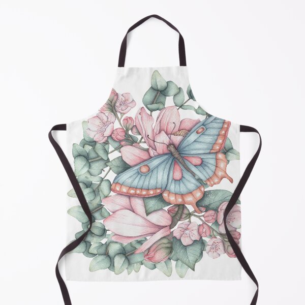 Item preview, Handpainted Watercolor Butterfly and Magnolias designed and sold by CrisGHeer Art &Illustration.