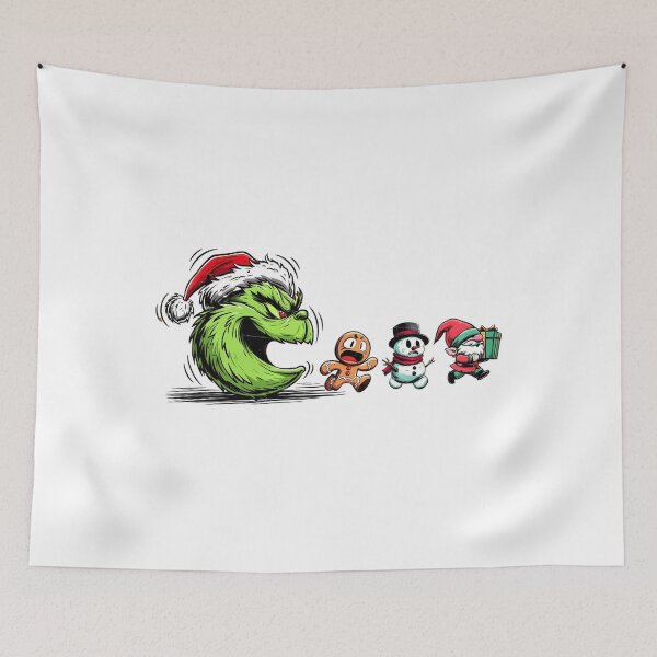 Item preview, Merry Grinchmas - Christmas Green Guy - Merry Greenmas Chasing, Holiday Movie Friends Xmas designed and sold by cloudline-scb.