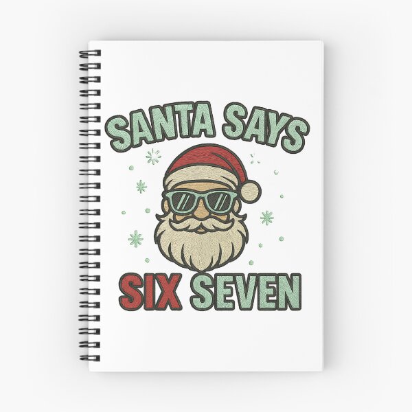 Item preview, Santa Says Six Seven Funny Christmas Math Teacher Holiday Humor Design designed and sold by ArtDesignTp.