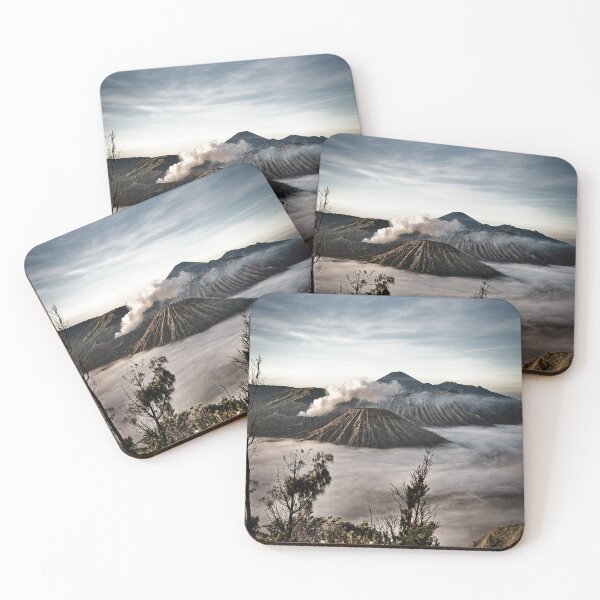 Item preview, Mount Bromo emerging from the clouds at sunrise designed and sold by franck380.