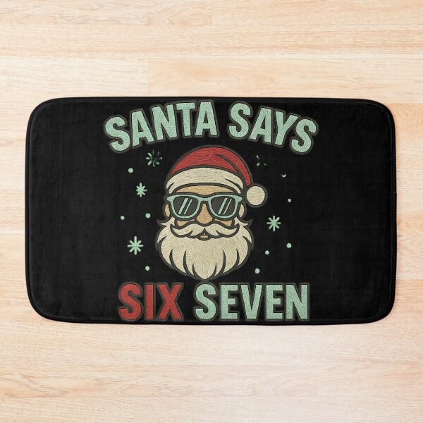 Item preview, Santa Says Six Seven Funny Christmas Math Teacher Holiday Humor Design designed and sold by ArtDesignTp.