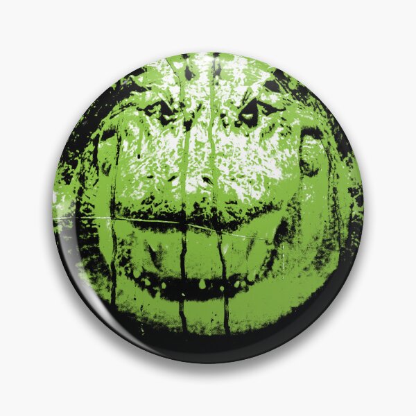 Item preview, Alligator crocodile green retro jungle spooky vintage Halloween designed and sold by Luzi Illustrella.