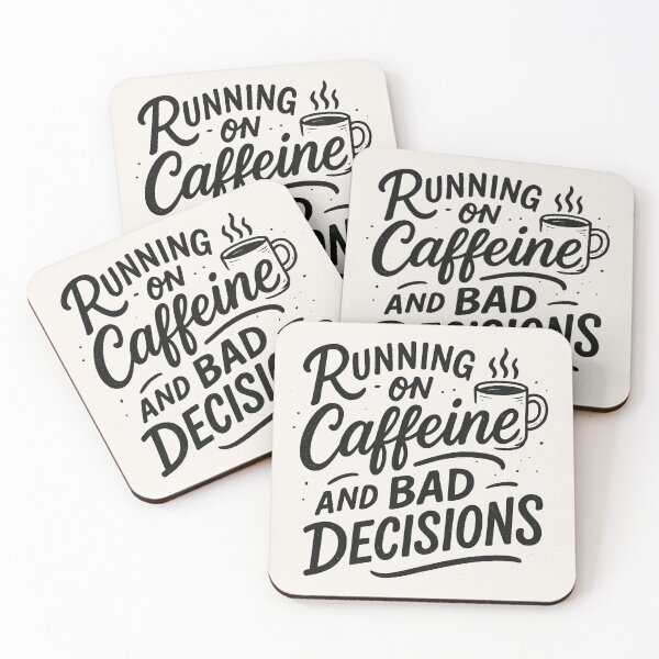 Item preview, Running on caffeine and bad decisions designed and sold by Alt nVibe.