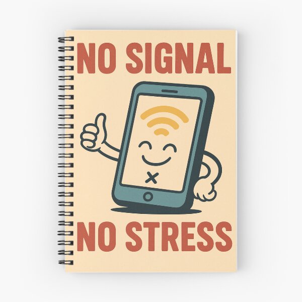 Item preview, No signal, no stress designed and sold by Next&Dimension&Print.