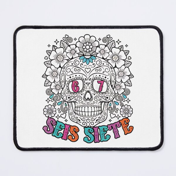 Item preview, Funny Dia De Los Muertos Sugar Skull Seis Siete 67 Meme Mexican Art Design designed and sold by ArtDesignTp.