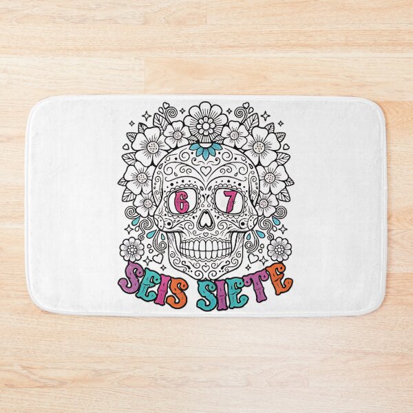 Item preview, Divertido Dia De Los Muertos Sugar Skull Seis Siete 67 Meme Diseño De Arte Mexicano designed and sold by ArtDesignTp.