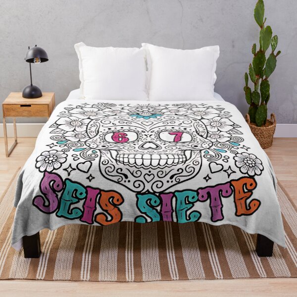 Item preview, Funny Dia De Los Muertos Sugar Skull Seis Siete 67 Meme Mexican Art Design designed and sold by ArtDesignTp.