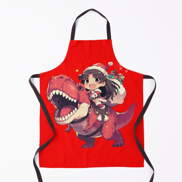 Item preview, Saten Ruiko Santa Christmas Dinosaur Ride A Certain Scientific Railgun Anime Chibi Style designed and sold by CarlosBender.