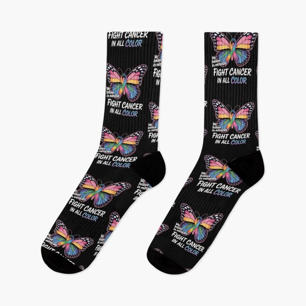 Item preview, Fight Cancer in All Color - Miracle Butterfly Awareness designed and sold by Gogetgiggles.