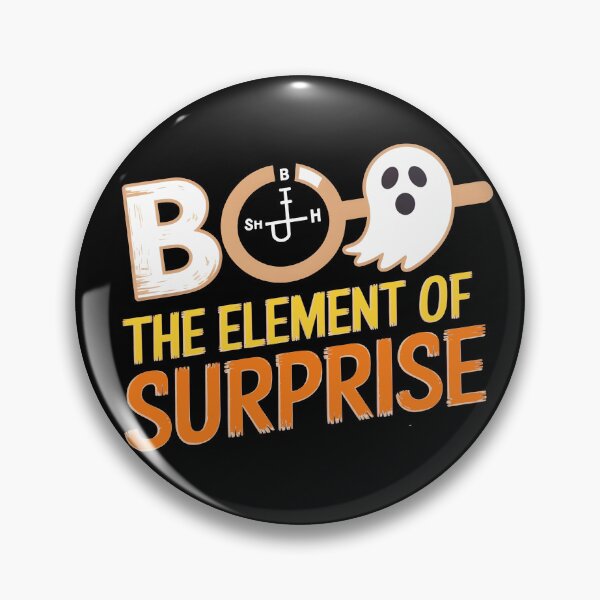 Item preview, Chemistry Boo The Element Of Surprise Halloween Funny Gift for Chemists & Science Lovers designed and sold by SkymarArt.