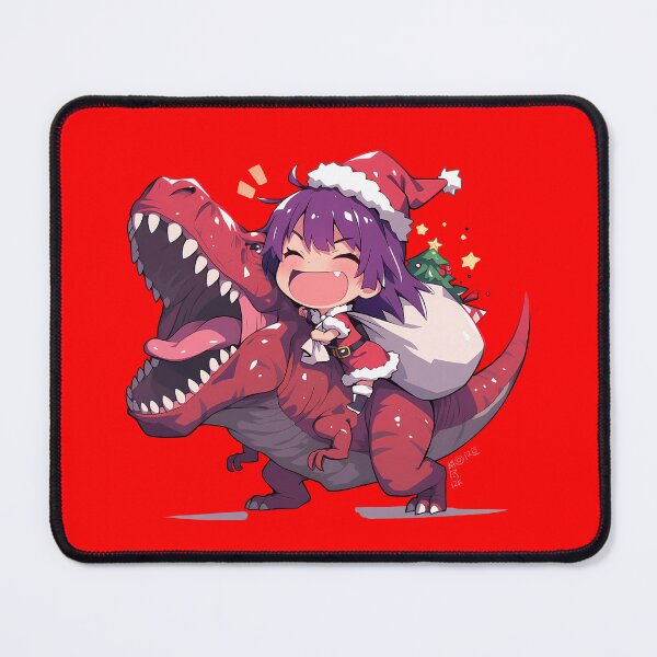 Item preview, Bakemonogatari Hitagi Senjougahara Christmas Adventure Riding Dinosaur Anime designed and sold by CarlosBender.