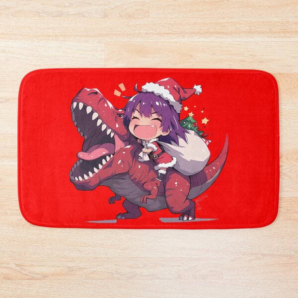 Item preview, Bakemonogatari Hitagi Senjougahara Christmas Adventure Riding Dinosaur Anime designed and sold by CarlosBender.