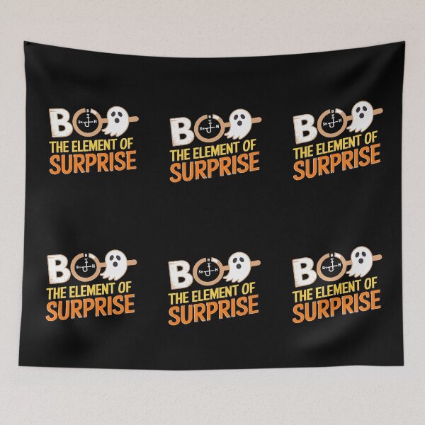 Item preview, Chemistry Boo The Element Of Surprise Halloween Funny Gift for Chemists & Science Lovers designed and sold by SkymarArt.