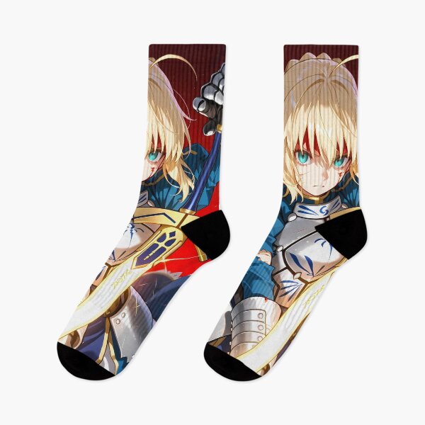 Item preview, Saber Fate Stay Night Fiery Battle Anime Girl designed and sold by CarlosBender.