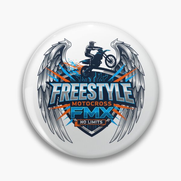 Item preview, Freestyle Motocross FMX Metal Wings Angel Digital Rider Extreme designed and sold by DibuHumor.