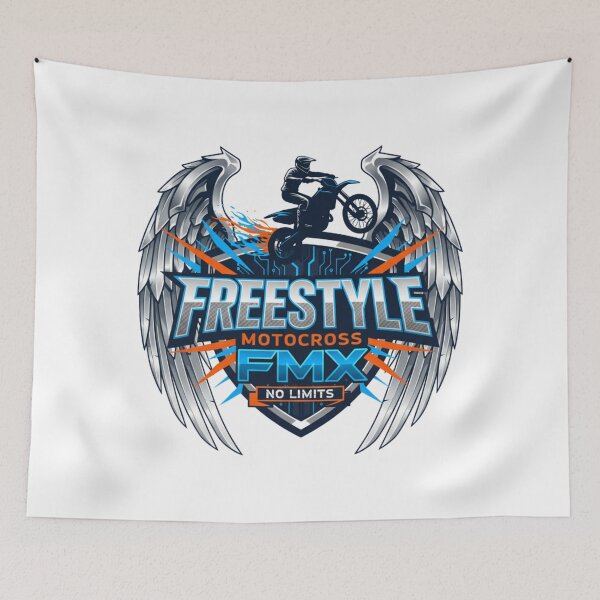 Item preview, Freestyle Motocross FMX Metal Wings Angel Digital Rider Extreme designed and sold by DibuHumor.