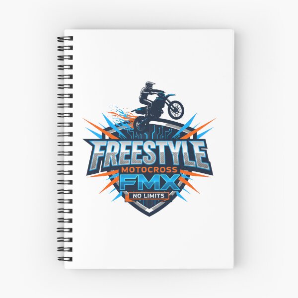 Item preview, Freestyle Motocross FMX Rider Digital Jump Neon No Limits Logo designed and sold by DibuHumor.