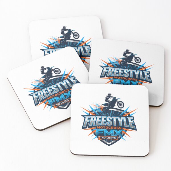 Item preview, Freestyle Motocross FMX Rider Digital Jump Neon No Limits Logo designed and sold by DibuHumor.