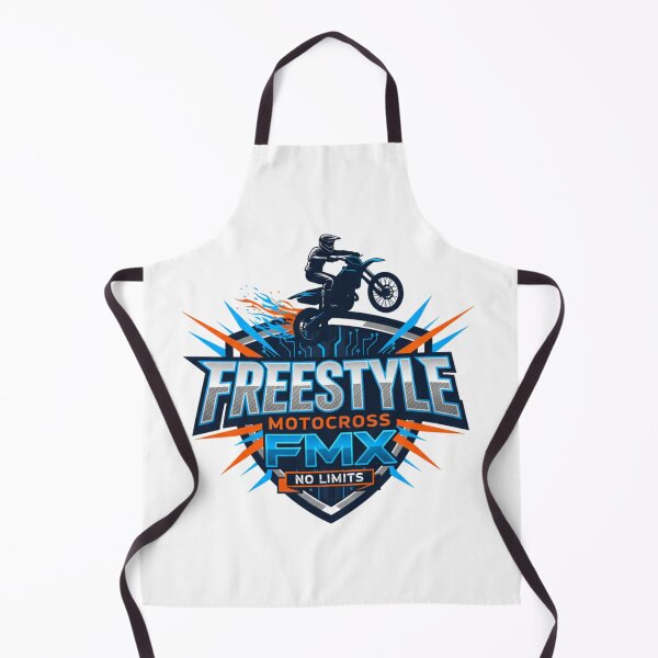 Item preview, Freestyle Motocross FMX Rider Digital Jump Neon No Limits Logo designed and sold by DibuHumor.