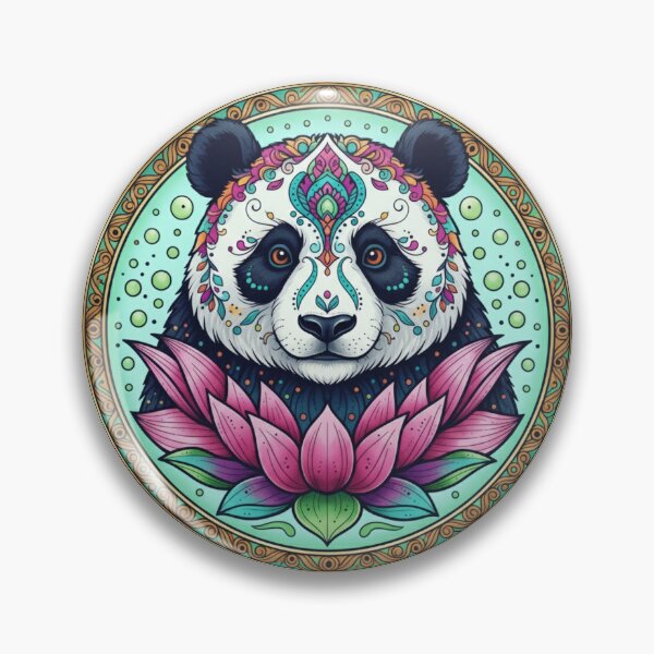 Item preview,  Panda Mandala Spirit Animal designed and sold by Zen Mosaic.