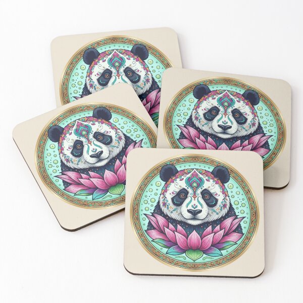 Item preview,  Panda Mandala Spirit Animal designed and sold by Zen Mosaic.
