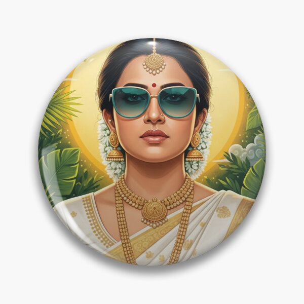 Item preview, Arte pop cultural de la reina Desi moderna designed and sold by iSeek.
