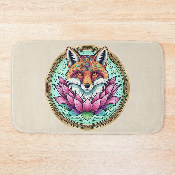 Item preview, Fox Mandala Spirit Animal designed and sold by Zen Mosaic.
