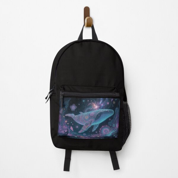 Item preview, Whale Dream - a DMT Whale in Space -neon color wild designs. designed and sold by shakespeare1212.