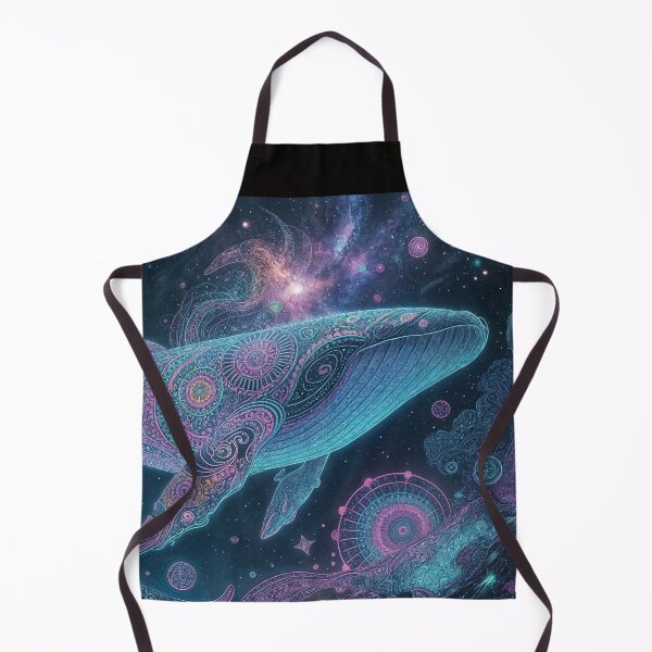 Item preview, Whale Dream - a DMT Whale in Space -neon color wild designs. designed and sold by shakespeare1212.