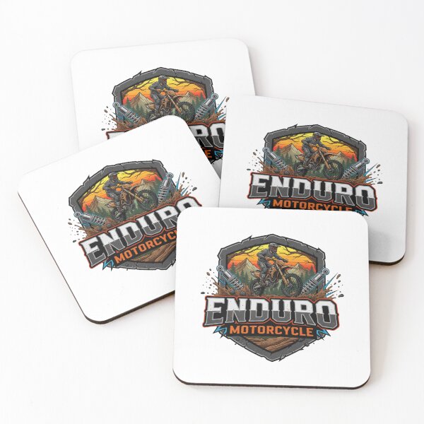 Item preview, Enduro Motorcycle Off Road Logo Mud Mountain Rider Extreme Adventure designed and sold by DibuHumor.