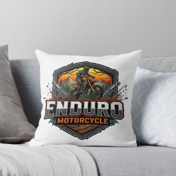 Item preview, Enduro Motorcycle Off Road Logo Mud Mountain Rider Extreme Adventure designed and sold by DibuHumor.