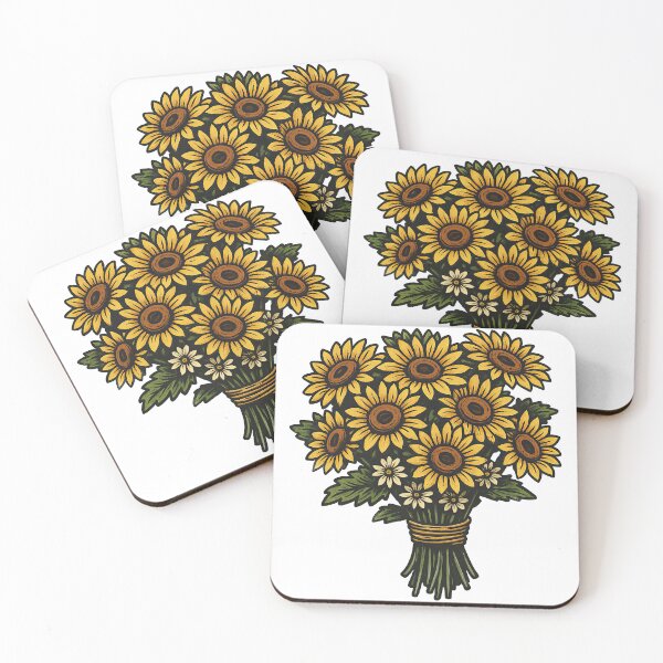 Item preview, Vintage Sunflower Bouquet Illustration designed and sold by ArtfulWeave.