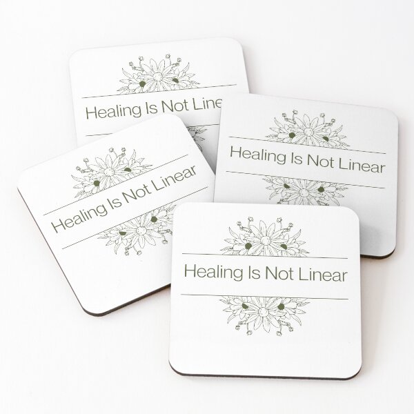 Item preview, A gentle reminder that healing is not linear. Perfect for anyone on a self-care journey designed and sold by TigerGrey.