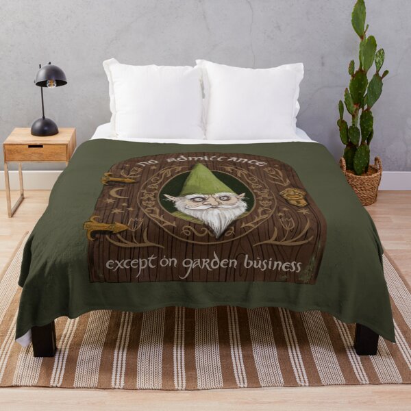 Item preview, Garden Gnome Stay Out Gate Sign designed and sold by lauragraves.